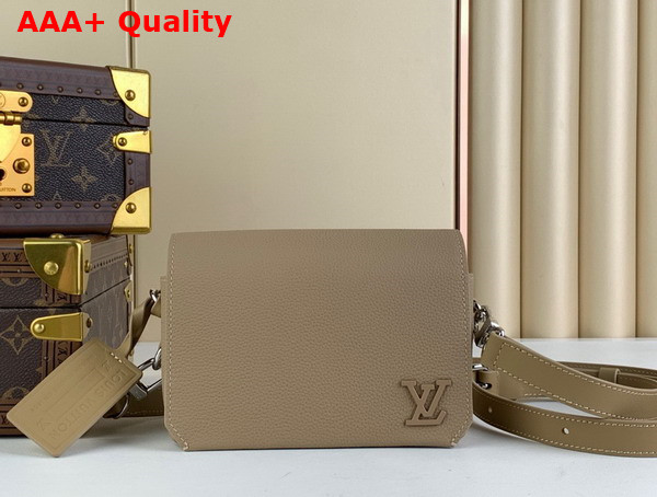 Louis Vuitton Fastline Wearable Wallet in Sable Beige Cowhide Leather Replica