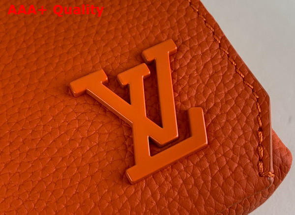 Louis Vuitton Fastline Weareable Wallet LV Aerogram Orange Cowhide Leather Replica