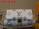 Louis Vuitton Favorite Bicolor Monogram Empreinte Leather Cream Bois de Rose Pink Replica