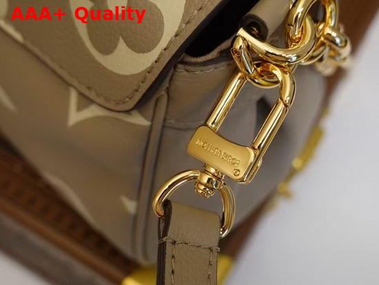 Louis Vuitton Favorite Bicolor Monogram Empreinte Leather Tourterelle Gray Cream M45836 Replica