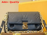 Louis Vuitton Favorite Black Monogram Empreinte Leather M45813 Replica