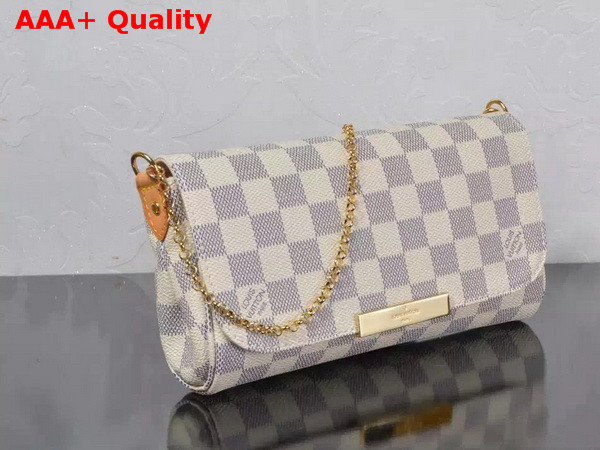 Louis Vuitton Favorite MM Damier Azur Canvas Replica