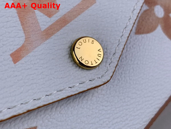 Louis Vuitton Felicie Pochette in Beige Monogram Coated Canvas M82520 Replica