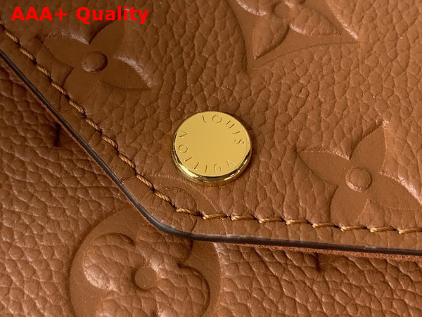 Louis Vuitton Felicie Pochette in Cognac Brown Monogram Empreinte Leather M81531 Replica
