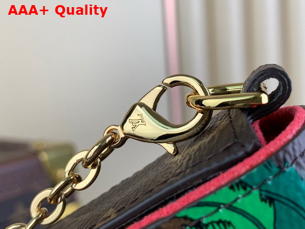 Louis Vuitton Felicie Pochette in Monogra Canvas Vivienne Holidays 2023 Collection Replica