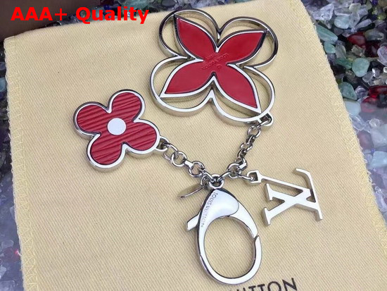 Louis Vuitton Fleur Depi Bag Charm Epi Pink Replica