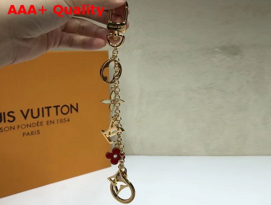 Louis Vuitton Fleur de Monogram Bag Charm Chain M65111 Replica