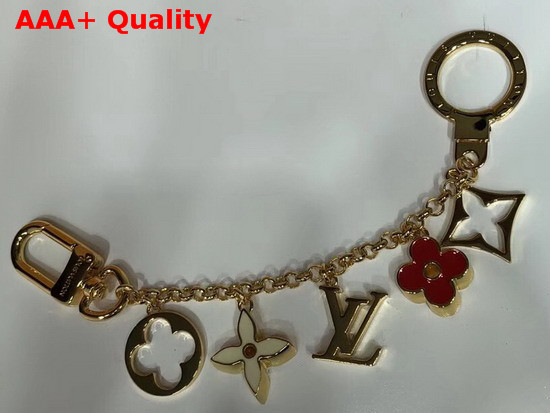 Louis Vuitton Fleur de Monogram Bag Charm Chain M65111 Replica