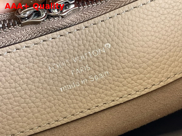 Louis Vuitton Flore Handbag in Galet Perforated Mahina Calfskin Leather M12140 Replica