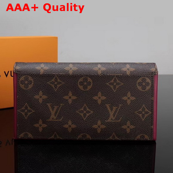 Louis Vuitton Flore Wallet Monogram Fuchsia M64585 Replica