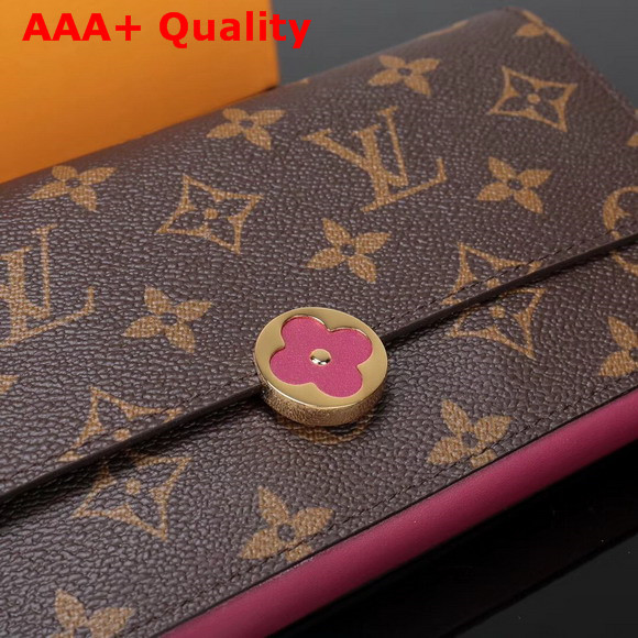 Louis Vuitton Flore Wallet Monogram Fuchsia M64585 Replica