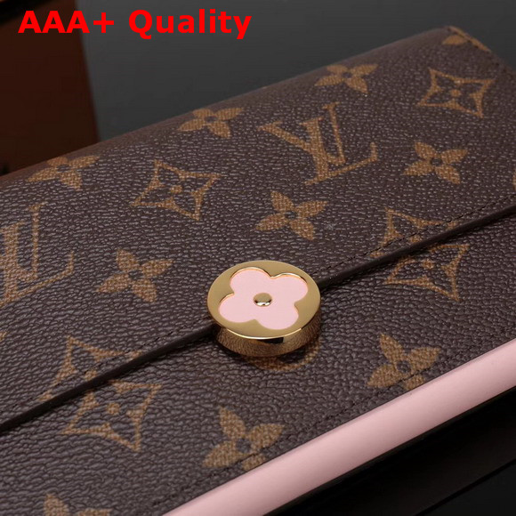 Louis Vuitton Flore Wallet Monogram Rose Ballerine M64586 Replica
