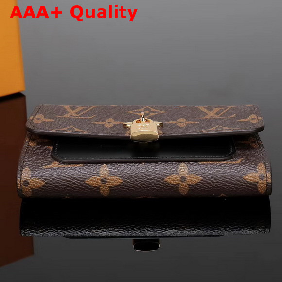 Louis Vuitton Flower Compact Wallet Monogram Coated Canvas Noir M62578 Replica
