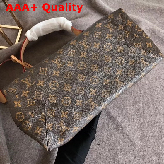 Louis Vuitton Flower Hobo Monogram Coated Canvas Beige M43546 Replica