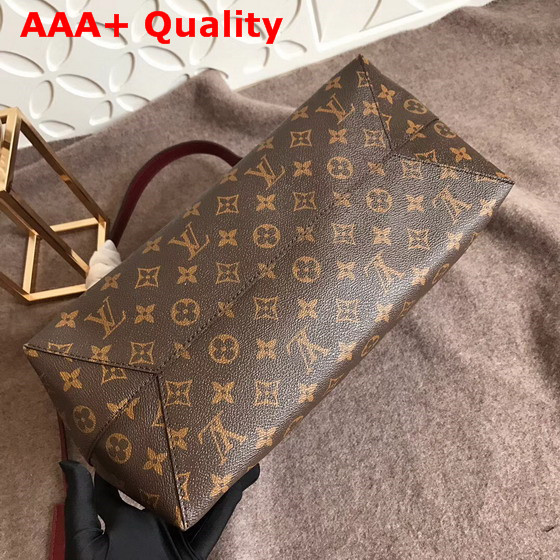 Louis Vuitton Flower Hobo Monogram Coated Canvas Bordeaux M43547 Replica