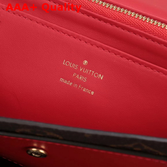 Louis Vuitton Flower Wallet Monogram Coated Canvas Coquelicot M62566 Replica