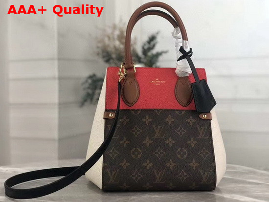 Louis Vuitton Fold Tote PM Cerise Creme Noir M45389 Replica