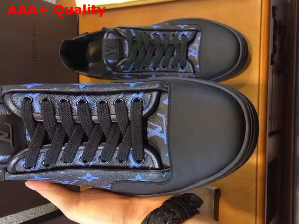 Louis Vuitton Frontrow Sneaker Blue Monogram Canvas Replica