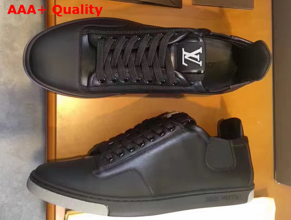 Louis Vuitton Frontrow Sneaker in Black Calf Leather Replica