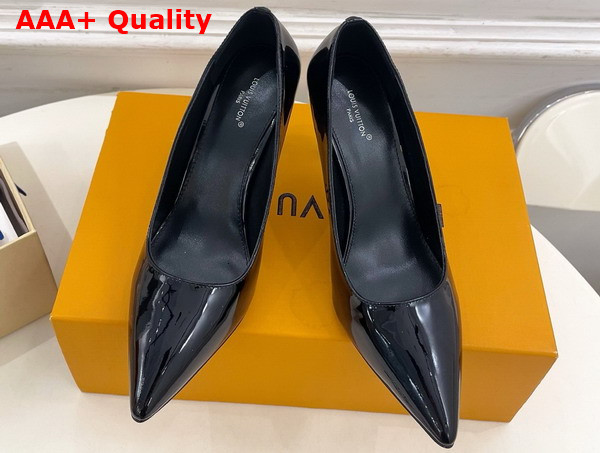Louis Vuitton Gala Pump in Black Patent Calf Leather 1AINN4 Replica