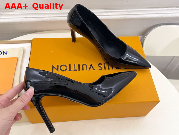 Louis Vuitton Gala Pump in Black Patent Calf Leather 1AINN4 Replica