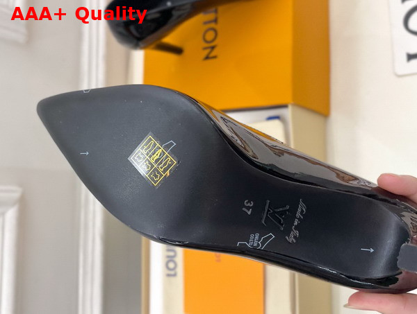 Louis Vuitton Gala Pump in Black Patent Calf Leather 1AINN4 Replica