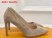 Louis Vuitton Gala Pump in Nude Suede Calf Leather 1AINO0 Replica