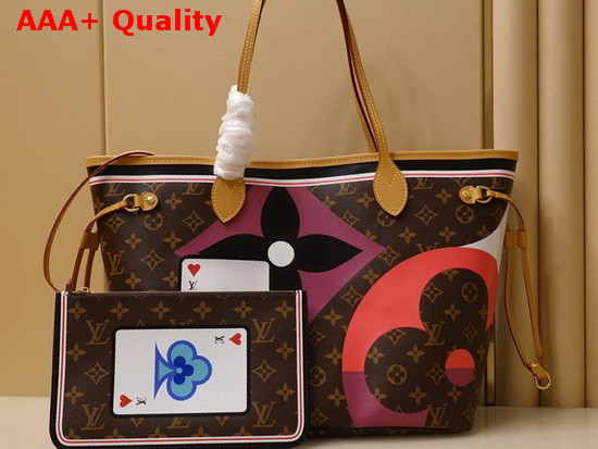 Louis Vuitton Game On Neverfull MM Tote Bag in Game On Monogram Canvas M57452 Replica