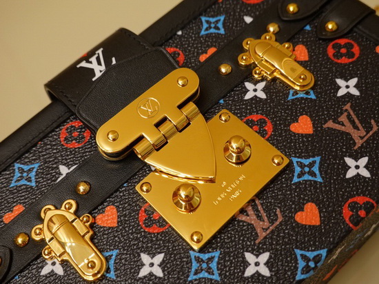 Louis Vuitton Game On Petite Malle in Black Transformed Game On Monogram Canvas M57454 Replica