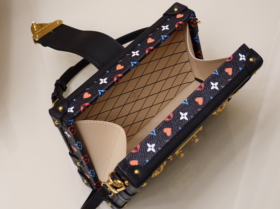 Louis Vuitton Game On Petite Malle in Black Transformed Game On Monogram Canvas M57454 Replica