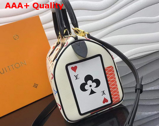 Louis Vuitton Game On Speedy Bandouliere 25 White Transformed Game On Monogram Canvas M57466 Replica