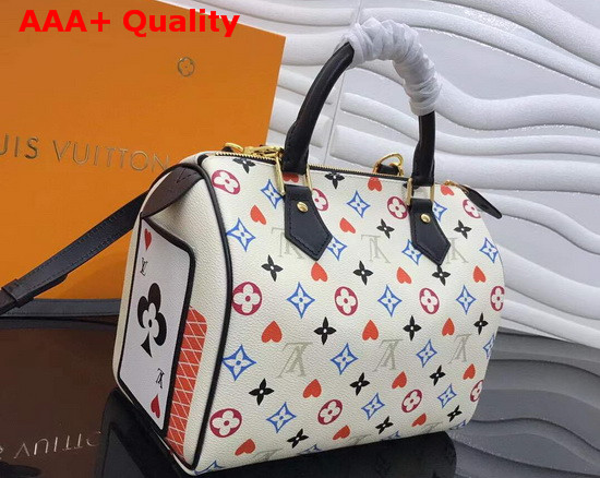 Louis Vuitton Game On Speedy Bandouliere 25 White Transformed Game On Monogram Canvas M57466 Replica