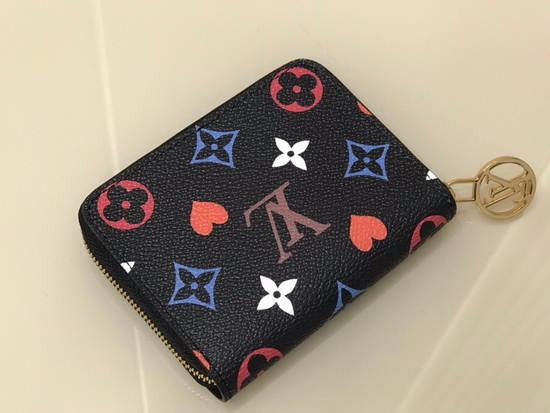 Louis Vuitton Game On Zippy Coin Purse Black Transformed Game On Canvas M80305 Replica