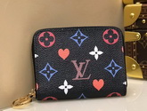 Louis Vuitton Game On Zippy Coin Purse Black Transformed Game On Canvas M80305 Replica