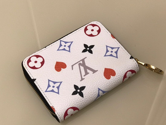 Louis Vuitton Game On Zippy Coin Purse White Transformed Game On Canvas Replica