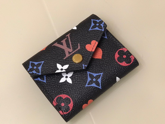 Louis Vuitton Game On Zoe Wallet Black Transformed Game On Canvas Replica