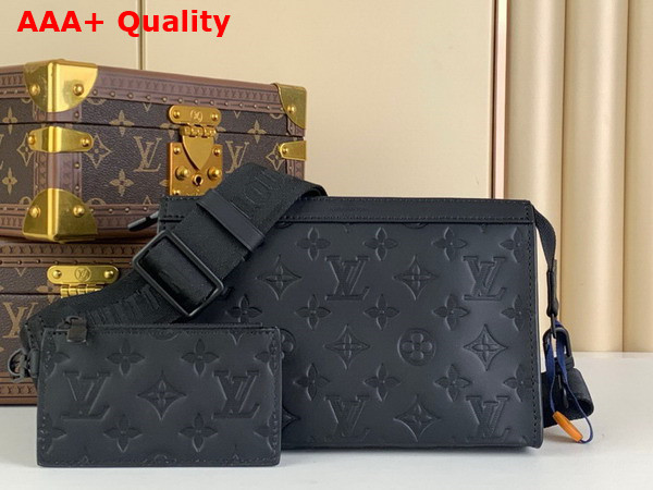Louis Vuitton Gaston Wearable Wallet in Monogram Shadow Leather M81115 Replica