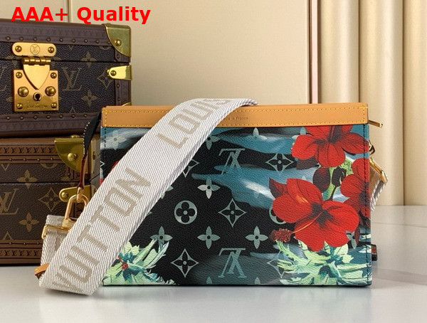 Louis Vuitton Gaston Wearable Wallet in Navy Blue Monogram Surfin Coated Canvas M83466 Replica