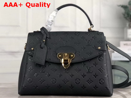 Louis Vuitton Georges MM Noir Monogram Empreinte Leather M53944 Replica