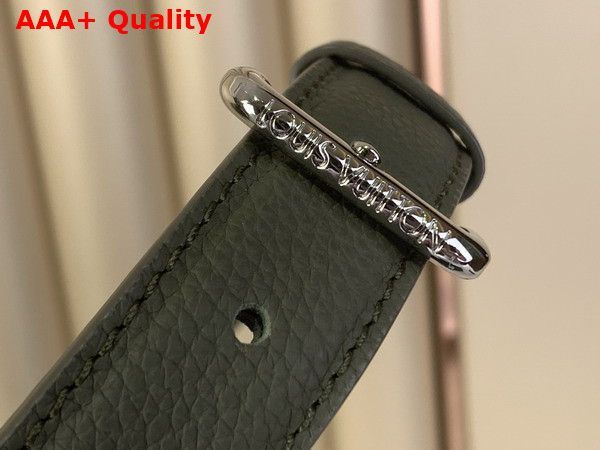 Louis Vuitton Georges Tote MM Khaki Cuir Millesime Calfskin Leather M23154 Replica