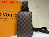 Louis Vuitton Geronimos Shoulder Bag Damier Ebene Canvas N51994 Replica