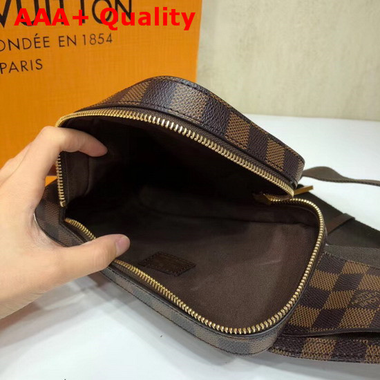 Louis Vuitton Geronimos Shoulder Bag Damier Ebene Canvas N51994 Replica