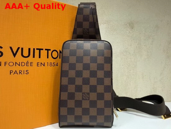 Louis Vuitton Geronimos Shoulder Bag Damier Ebene Canvas N51994 Replica