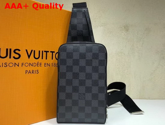 Louis Vuitton Geronimos Shoulder Bag Damier Graphite Canvas N51994 Replica