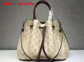 Louis Vuitton Girolata Cream Mahina Perforated Leather Replica