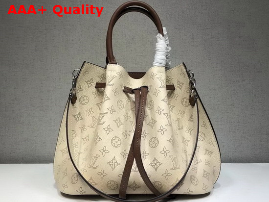 Louis Vuitton Girolata Cream Mahina Perforated Leather Replica