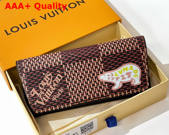 Louis Vuitton Glasses Case with a Playful Bear Print and the LV Made Signature GI0497 Replica