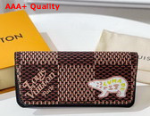 Louis Vuitton Glasses Case with a Playful Bear Print and the LV Made Signature GI0497 Replica