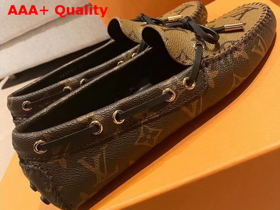 Louis Vuitton Gloria Flat Loafer in Patent Monogram Canvas 1A65J0 Replica