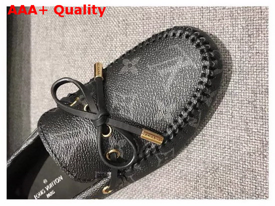 Louis Vuitton Gloria Loafer Monogram Eclipse Canvas Replica